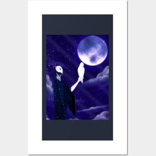 Nyx and Luna / Night and Moon Posters and Art